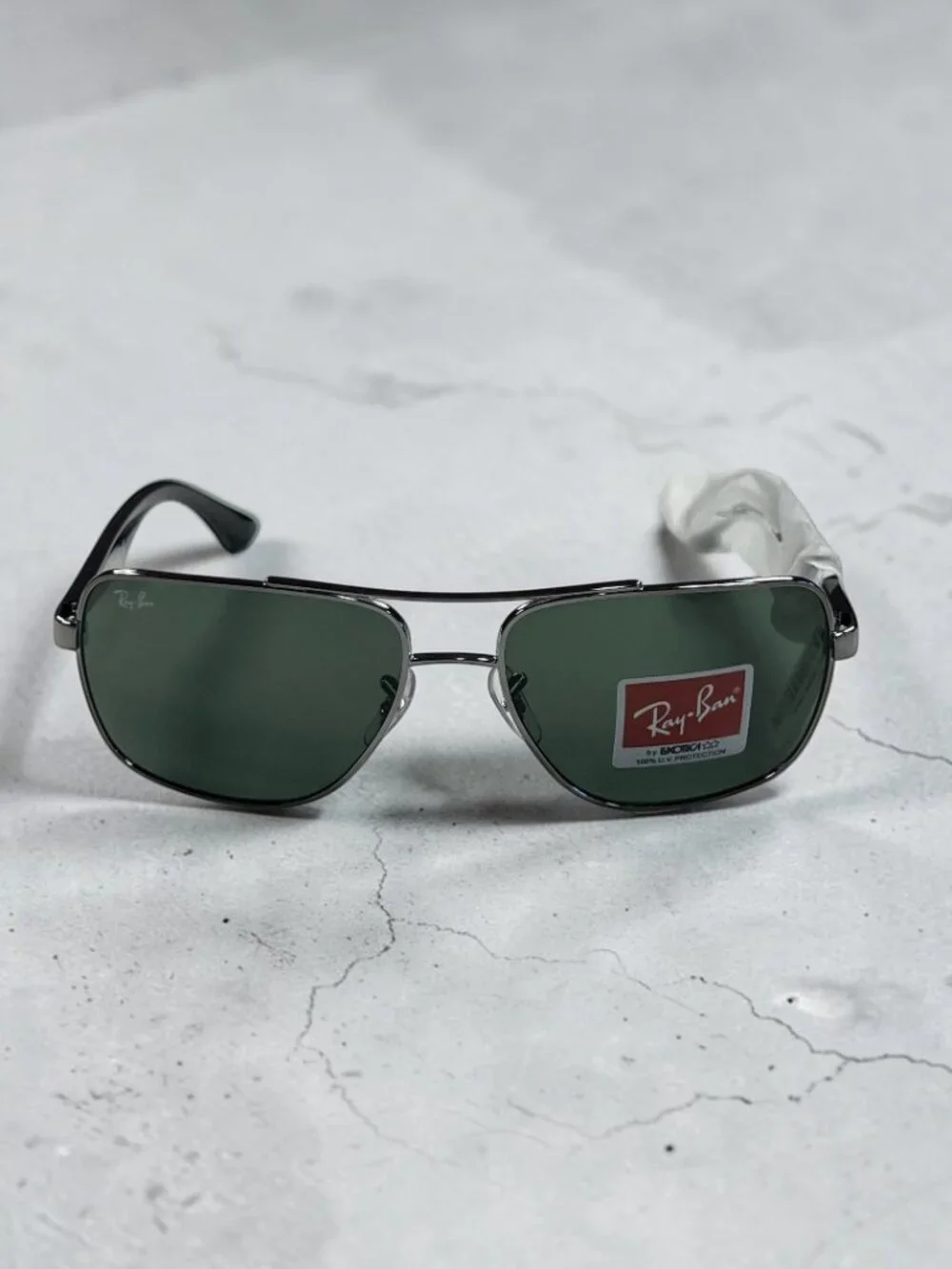 😎 Ray-Ban RB3483 Metal Square Sunglasses